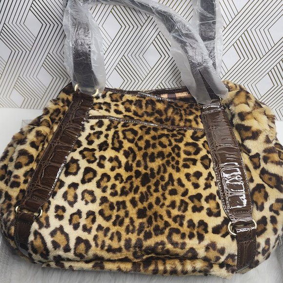 DENNIS BASSO FAUX FUR HANDBAG - Picture 2 of 8